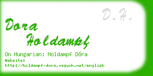 dora holdampf business card