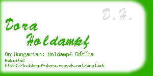 dora holdampf business card